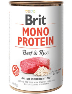 BRIT DOG MONO PROTEIN BEEF RICE 400GR
