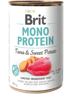 BRIT DOG MONO PROTEIN TUNA & SWEET POTATO 400GR