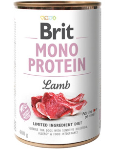 BRIT DOG MONO PROTEIN LAMB 400GR