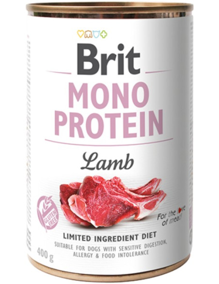 BRIT DOG MONO PROTEIN LAMB 400GR