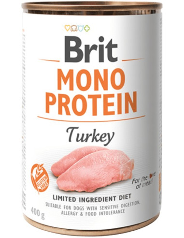 BRIT DOG MONO PROTEIN TURKEY 400GR