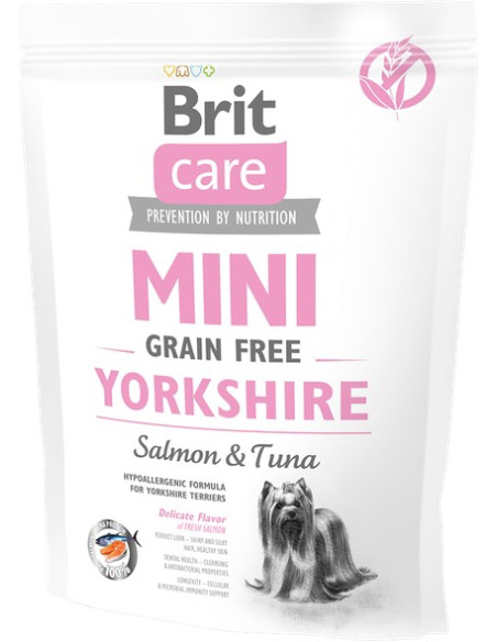 BRIT CARE DOG MINI GRAIN FREE YORKSHIRE 400G