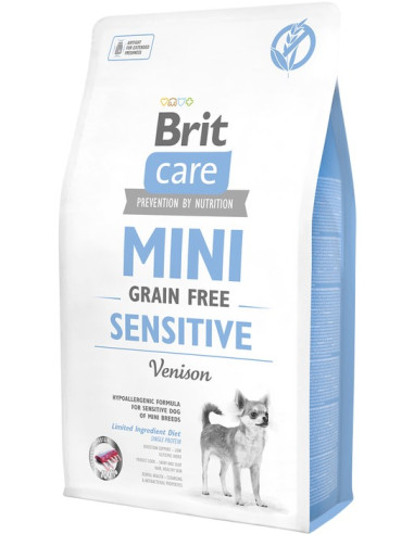 BRIT CARE DOG MINI GRAIN FREE SENSITIVE 2 KG