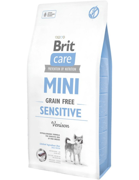 BRIT CARE DOG MINI GRAIN FREE SENSITIVE 7 KG