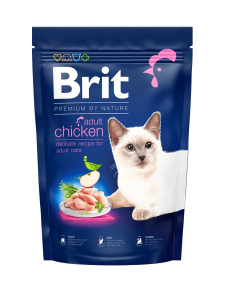 BRIT PREMIUM CAT BY NATURE ADULT CHICKEN 1.5 KG