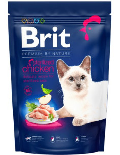 BRIT PREMIUM CAT BY NATURE STERILIZED CHICKEN 1.5 KG