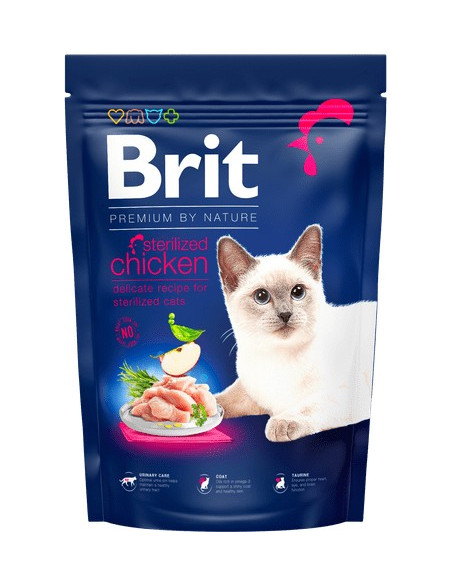 BRIT PREMIUM CAT BY NATURE STERILIZED CHICKEN 1.5 KG