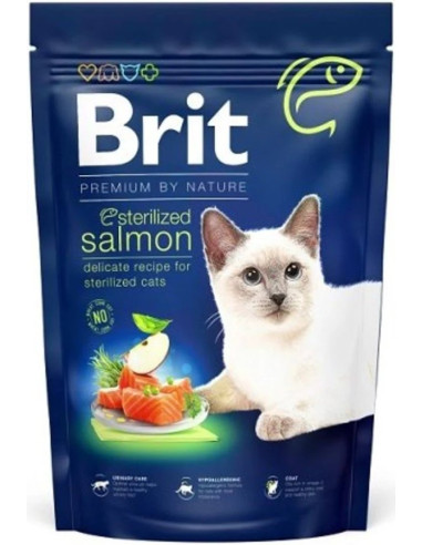 BRIT PREMIUM CAT BY NATURE STERILISED SALMON 1,5 KG