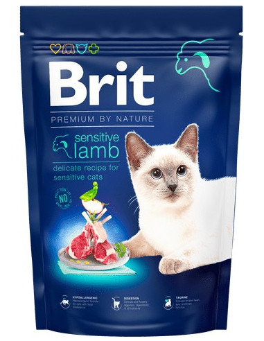 BRIT PREMIUM CAT BY NATURE SENSITIVE LAMB 1.5 KG