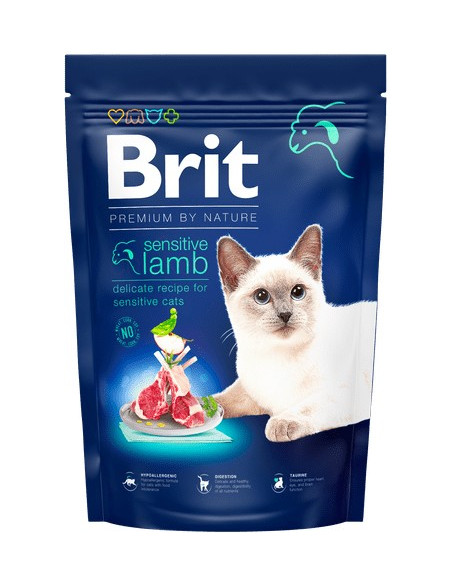 BRIT PREMIUM CAT BY NATURE SENSITIVE LAMB 1.5 KG