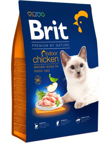 BRIT PREMIUM CAT BY NATURE INDOOR CHICKEN 8 KG