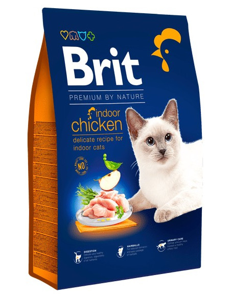 BRIT PREMIUM CAT BY NATURE INDOOR CHICKEN 8 KG