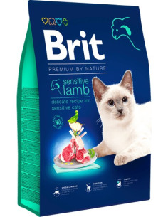 BRIT PREMIUM CAT BY NATURE SENSITIVE LAMB 8 KG