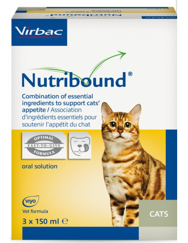 NUTRIBOUND GATOS 3X150ML