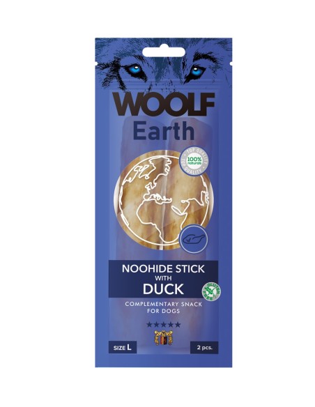 WOOLF EARTH STICKS WITH DUCK L 85GR (10UDS)