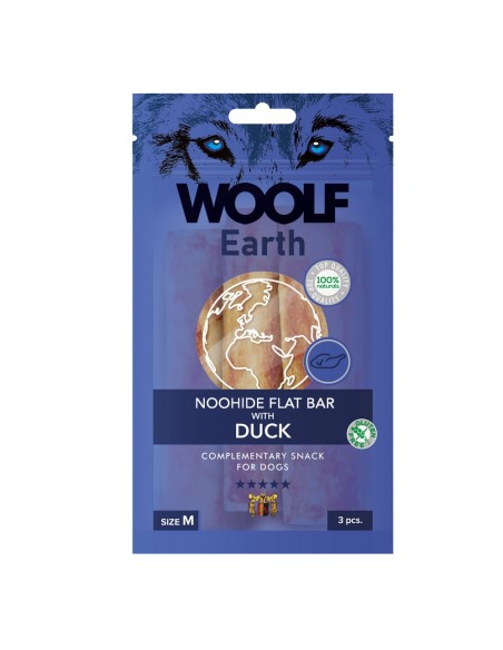 WOOLF EARTH FLAT BAR WITH DUCK M 90GR (10UDS)