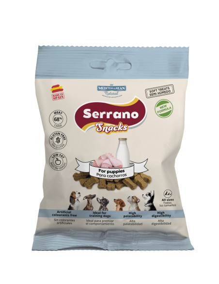 SERRANO SNACKS PARA PERROS ESPECIAL PARA CACHORROS 25X85GR