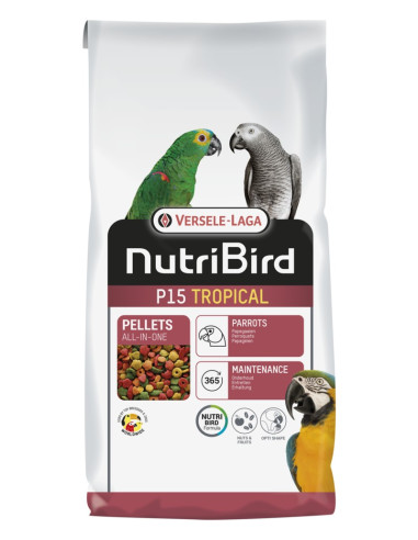 NUTRIBIRD LOROS TROPICAL MAT P15 10KG