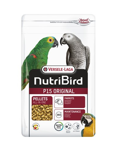 NUTRIBIRD LOROS ORIG. P15-1KG MANT. ( 6 )