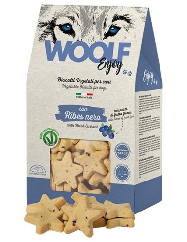 WOOLF GALLETAS CON GROSELLA NEGRA 400GR (6UDS)