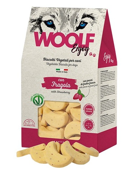 WOOLF GALLETAS CON FRESAS 400GR (6UDS)