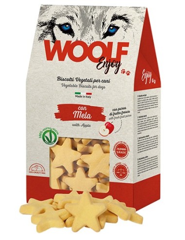 WOOLF GALLETAS CON MANZANA 400GR (6UDS)