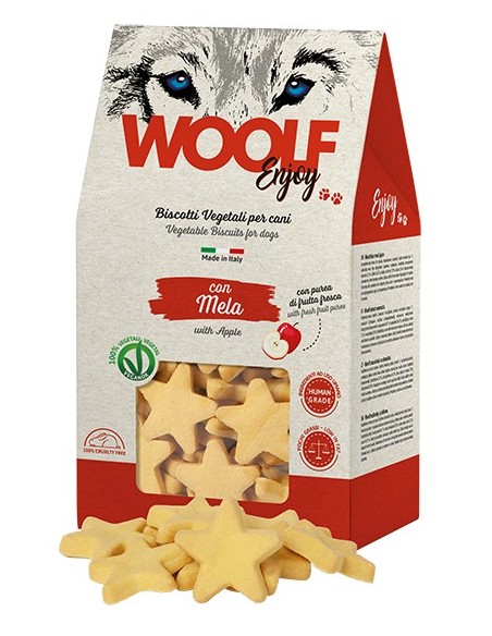 WOOLF GALLETAS CON MANZANA 400GR (6UDS)