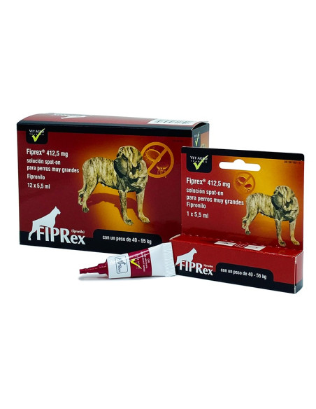 FIPREX PERRO XL 12*5.5 ml/412.5mg