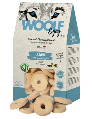 WOOLF GALLETAS LIGHT VAINILLA 400GR (6UDS)