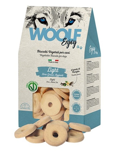 WOOLF GALLETAS LIGHT VAINILLA 400GR (6UDS)