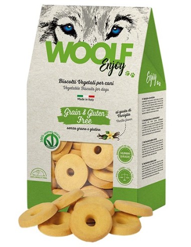 WOOLF GALLETAS VAINILLA - SIN GLUTEN - SIN TRIGO 400GR(6UDS)