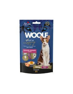 WOOLF WILDCAT LUXURY CREMA VIEIRAS CON GAMBAS 70GR (5X14GR) (15 DISPLAY)
