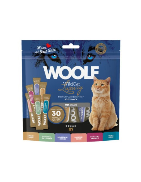 WOOLF WILDCAT LUXURY CREMA MIXTO 420GR (30*14GR )