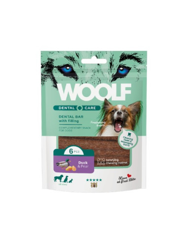WOOLF DENTAL CARE BARRITA PATO Y PERA 108 G