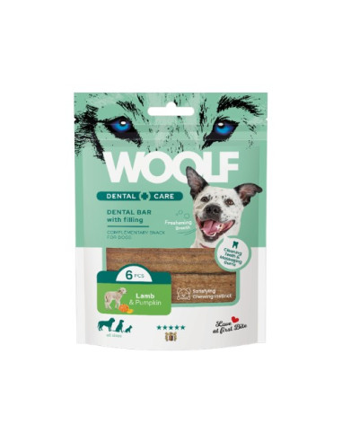 WOOLF DENTAL CARE BARRITA CORDERO Y CALABAZA 108 G