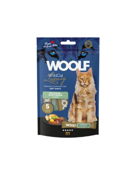 WOOLF WILDCAT LUXURY CREMA PULPO CON SEPIA 70GR (5X14GR)