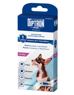 DIPTRON PLUS PERRO MUY PEQUEÑO 0,44ML (1,5-4KG) - 1UD