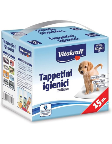 VT EMPAPADOR PERRO Y GATO 60X60 CM 15 UND (CAJA DE 8)