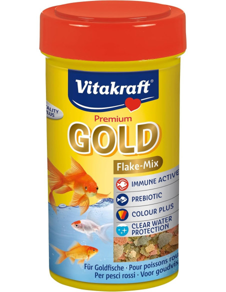 VT VITA GOLD FLAKES PECES DE AGUA FRÍA 250 ML. (CAJA DE 5)