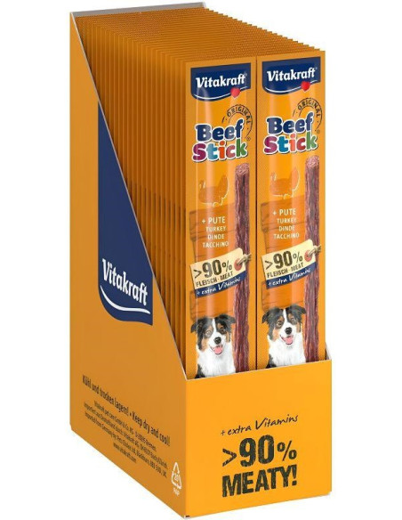 VT BEEF STICK PAVO 12 G (CAJA DE 50)