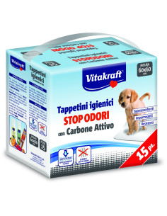VT EMPAPADOR PERRO Y GATO CON CARBON ACTIVO 60X60 CM, 15 UND. (CAJA DE 8)