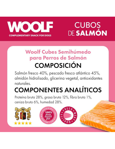 WOOLF SEMIHUMEDO SALMON 100GR