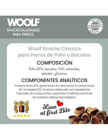 WOOLF CHICKEN AND COD SUSHI 100GR (10UDS)