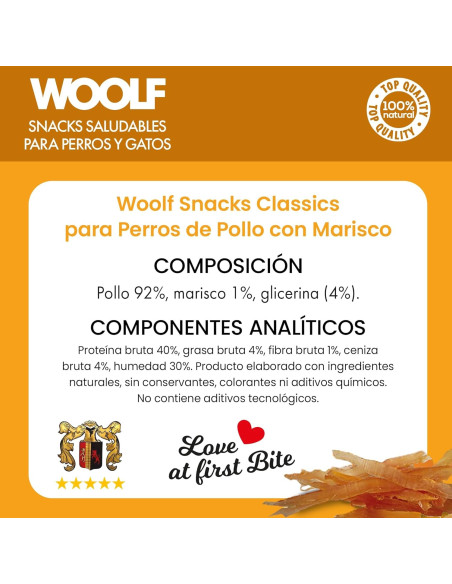 WOOLF CHICKEN WITH SEAFOOD 100GR (10UDS)