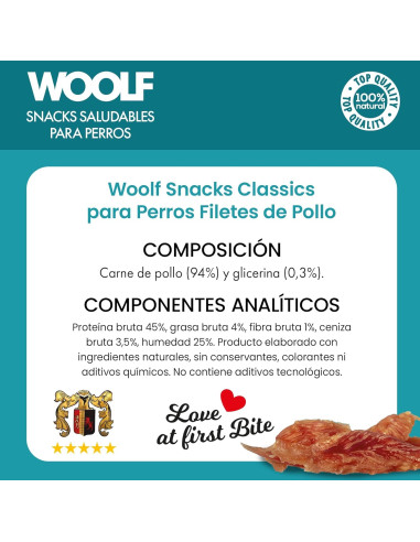 WOOLF CHICKEN FILLET 100GR (10UDS)
