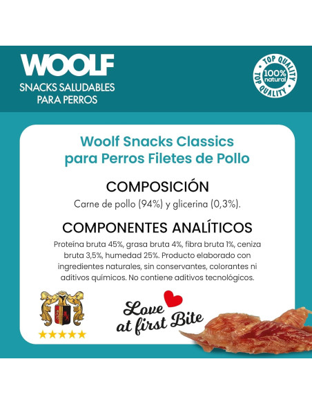 WOOLF CHICKEN FILLET 100GR (10UDS)