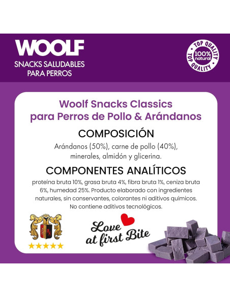 WOOLF SOFT BLUEBERRY STRIPS 100GR (CAJA 10UD)