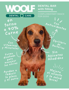 WOOLF DENTAL CARE BARRITA POLLO Y ARANDANOS ROJOS 108 G 2