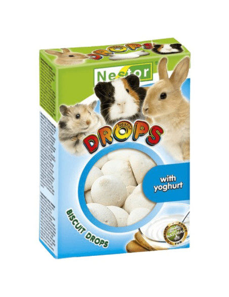 NESTOR GALLETITAS DROPS YOGUR CONEJOS Y ROEDORES 35G