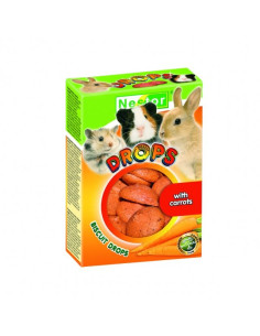 NESTOR GALLETITAS DROPS ZANAHORIA CONEJOS Y ROEDORES 35G